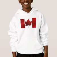 La sudadera con capucha del niño de la hoja de