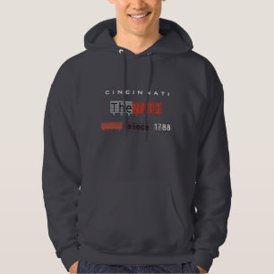 La sudadera con capucha oscura de NATI