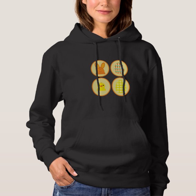 La sudadera con capucha para mujeres de la galería (Anverso)