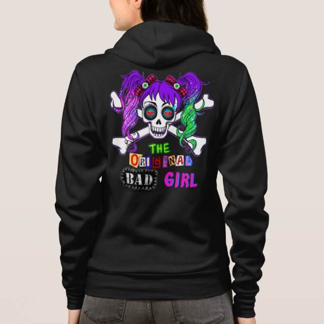 La sudadera con capucha The Original Bad Girl Punk (Reverso)