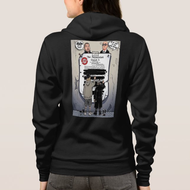 La sudadera con capucha y cremallera de la Psionic (Reverso)