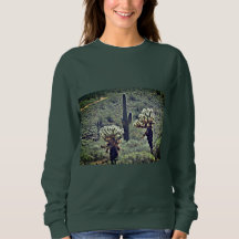 La sudadera de las mujeres del Saguaro y del