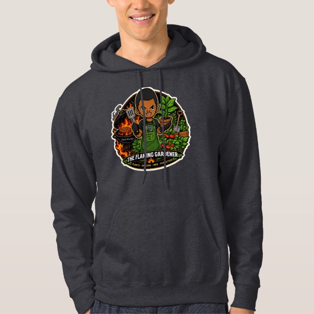 La sudadera del jardinero en llamas (Anverso)