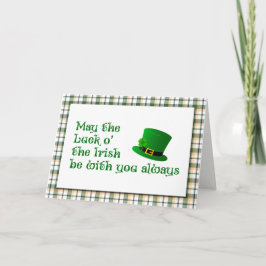 La suerte de la tarjeta del Día del San Patricio I