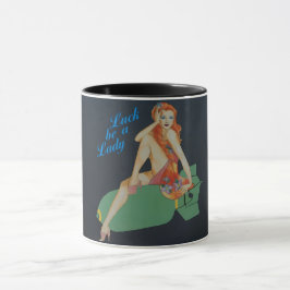 La suerte sea una taza de la señora café