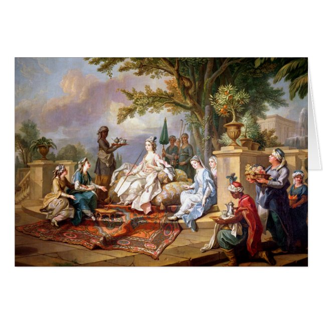 La Sultana servida por sus eunucos (Anverso (Horizontal))