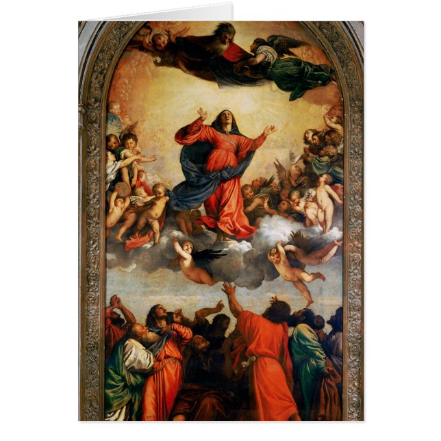 La suposición de la Virgen, 1516-18 (Frente)