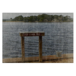 La tabla de cortar de la TABLA de la LIMPIEZA de