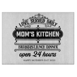 La tabla de cortar la cocina de mamá