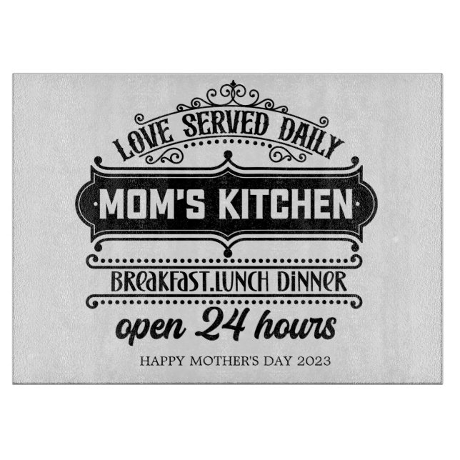 La tabla de cortar la cocina de mamá (Anverso)