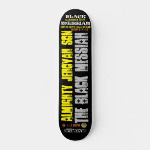 La tabla de skateboard MESSIAH JMT NEGRA, 73" Deck