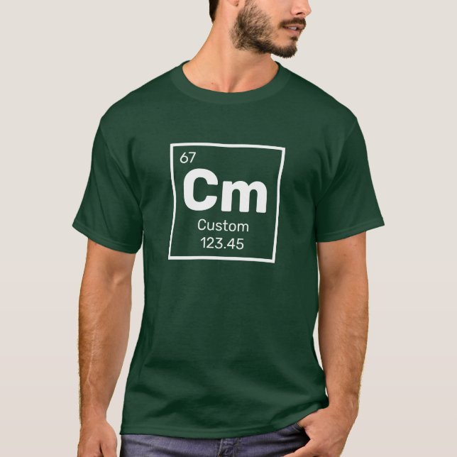 La Tabla Periódica - Camiseta de Elemento Personal (Anverso)
