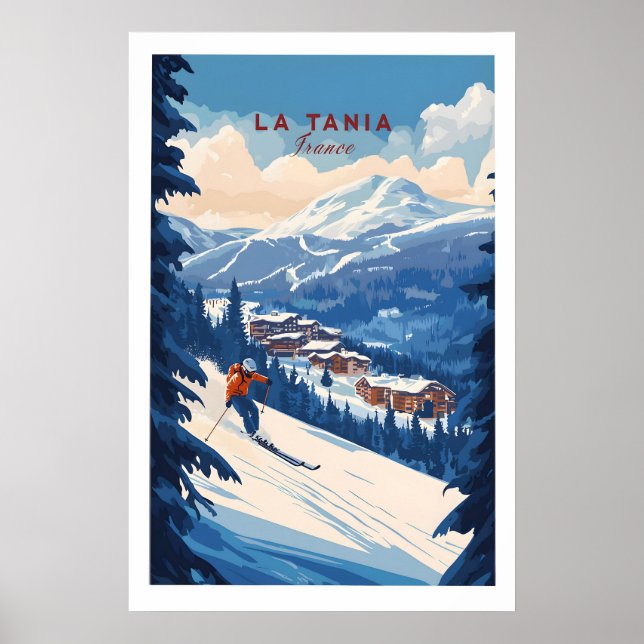 La Tania Impresión de Esquí 1 (Frente)