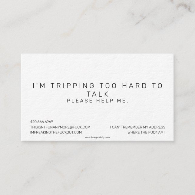 la tarjeta (Anverso)