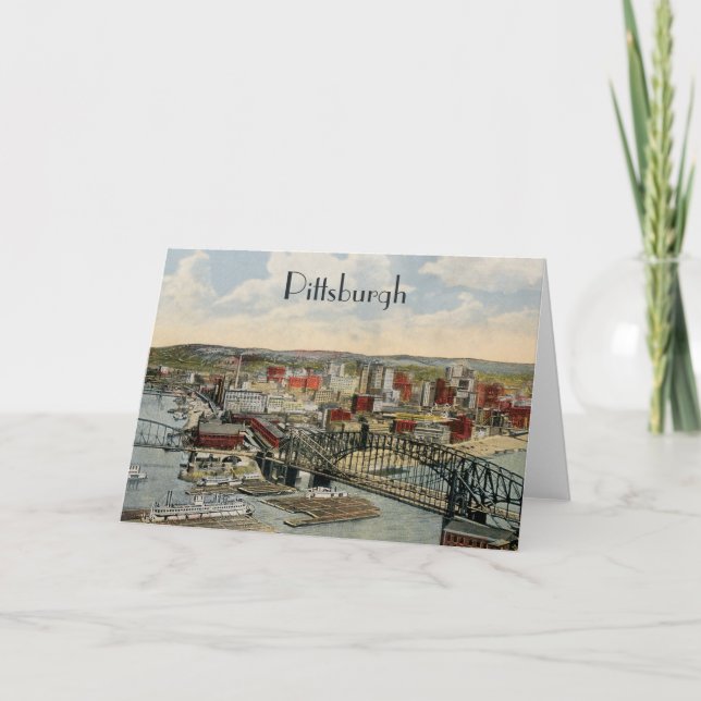 La tarjeta 1931 de felicitación del punto de (Anverso)