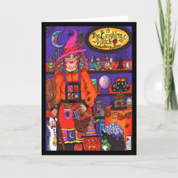 La tarjeta apothecary de la mujer risible