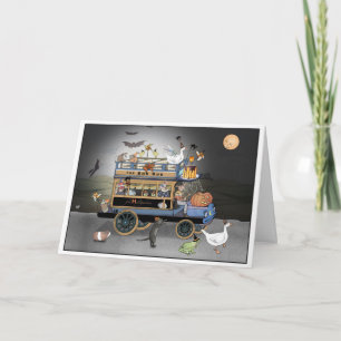 La tarjeta 'Boo Bus' de Halloween