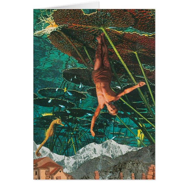 La tarjeta colgada del hombre (Frente)