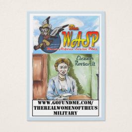La tarjeta comercial WASP Eleanor Roosevelt
