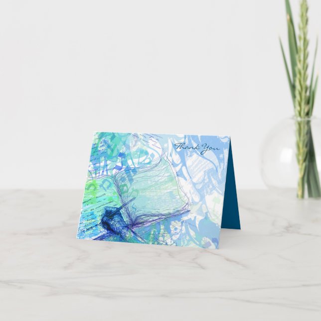 La tarjeta de agradecimiento del escritor de HISTO (Anverso)