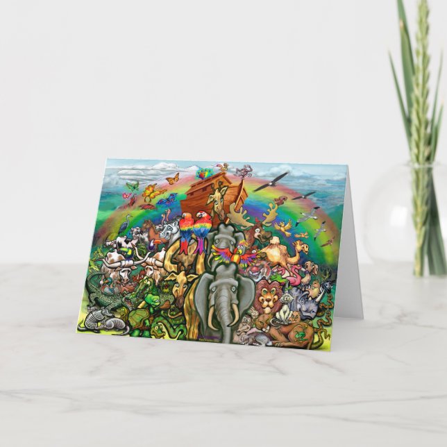 La tarjeta de arca de Noé (Anverso)