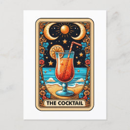 La tarjeta de cóctel Tarot