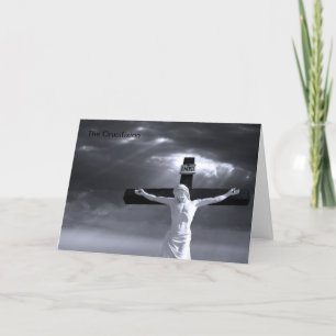 La tarjeta de crucifixión