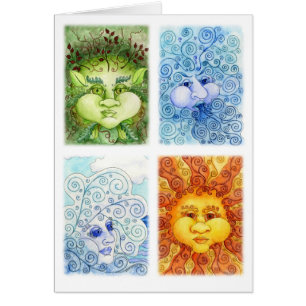 La tarjeta de cuatro elementos