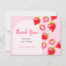 La tarjeta de cumpleaños de Flat Thank You