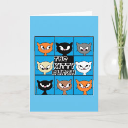 La Tarjeta de Cumpleaños de Gatos Divertidos Kitty