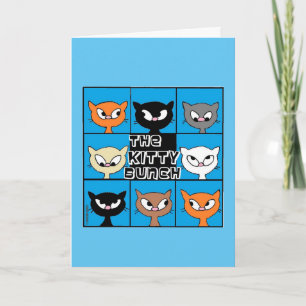 La Tarjeta de Cumpleaños de Gatos Divertidos Kitty