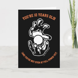 La tarjeta de cumpleaños de poder