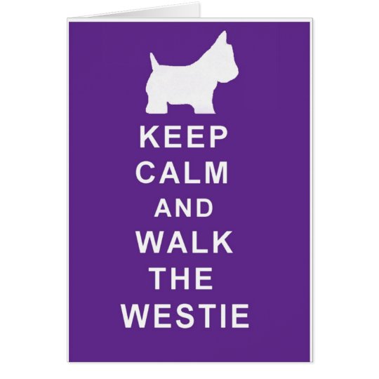 La tarjeta de cumpleaños de Westie guarda estilo