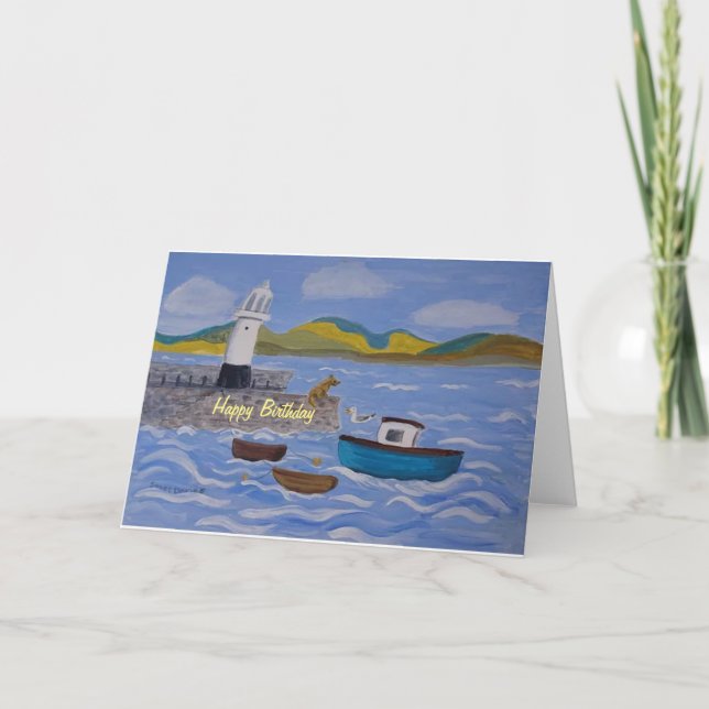La tarjeta de cumpleaños del puerto de Arty St.Ive (Anverso)