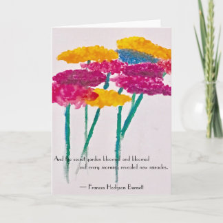 La tarjeta de felicitación 3 de Secret Garden