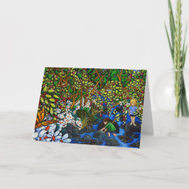 La tarjeta de felicitación de Creek