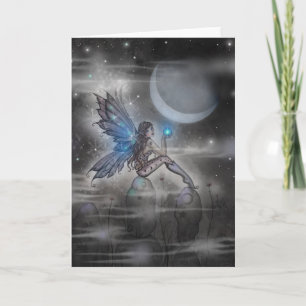 La tarjeta de felicitación de fantasía de la hada