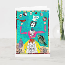 La tarjeta de felicitación de Lady Malabarista