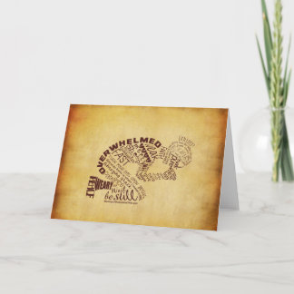 La tarjeta de felicitación de rogación 7x5 de la