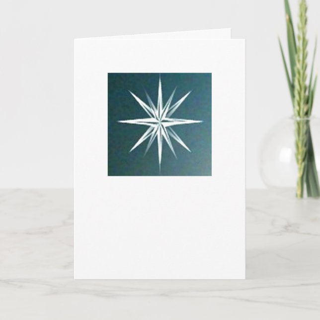 la tarjeta de felicitación de Star (Anverso)