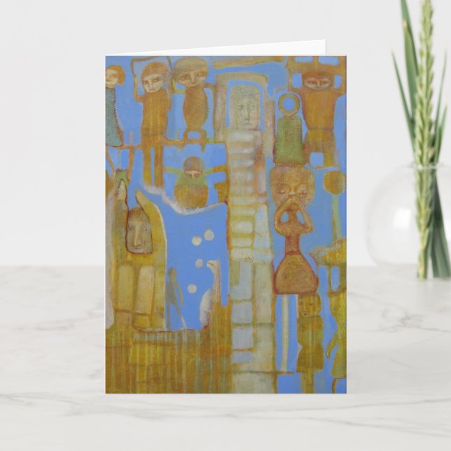 La tarjeta de felicitación de Unbuilders (Anverso)