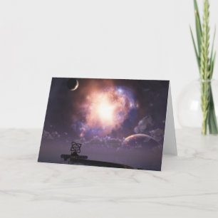 La tarjeta de felicitación del astrónomo