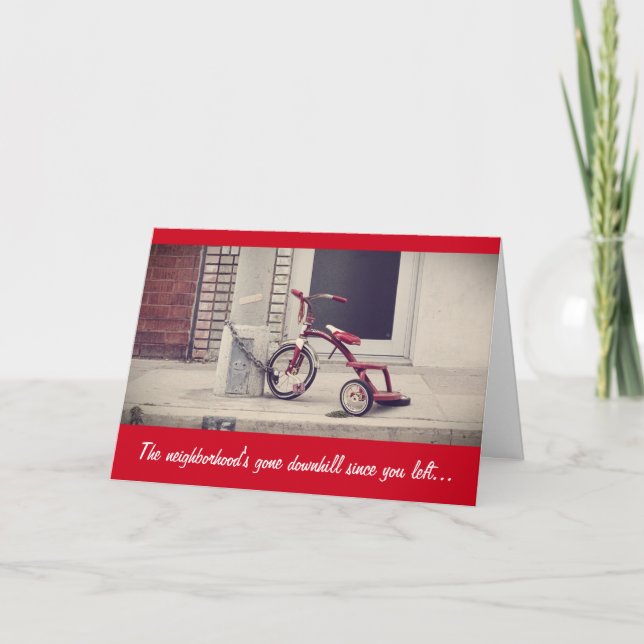 La tarjeta de felicitación del barrio se ha ido cu (Anverso)