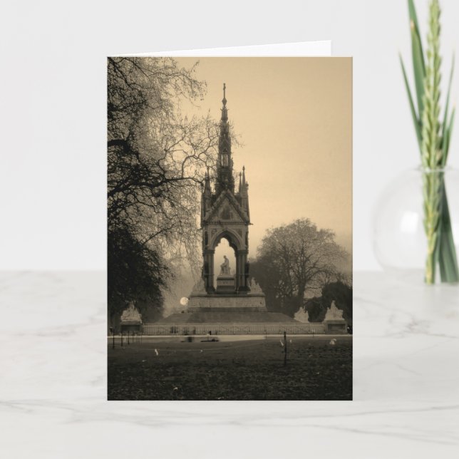 La tarjeta de felicitación en blanco del Monumento (Anverso)