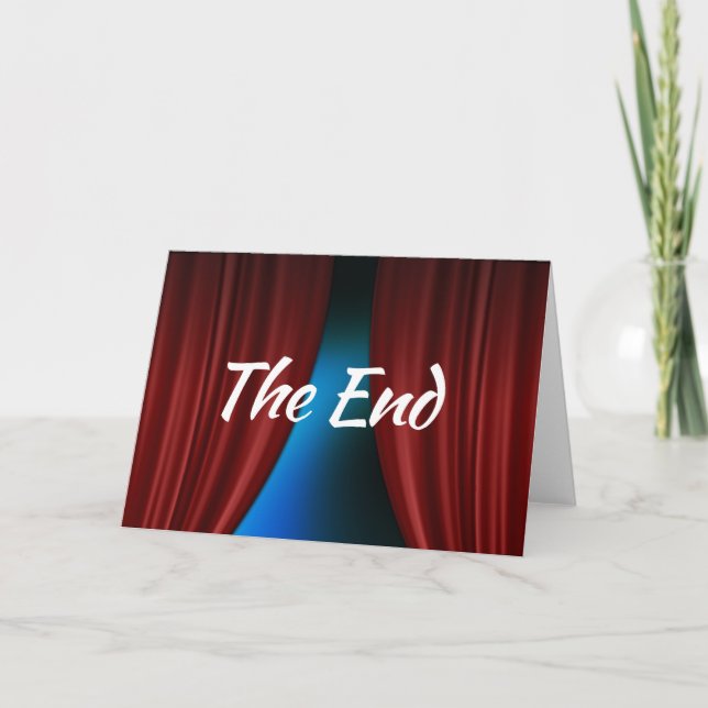 La tarjeta de felicitación final (Anverso)