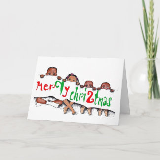 La tarjeta de felicitación joven del manojo de