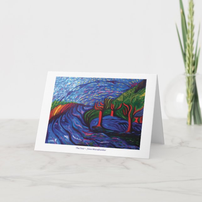 La TARJETA de FELICITACIÓN justa (Anverso)