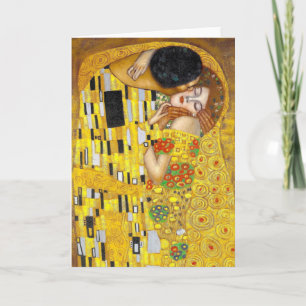la tarjeta de felicitación Kiss - Gustav Klimt