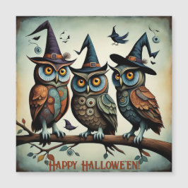 La tarjeta de felicitación magnética Feathered Cov