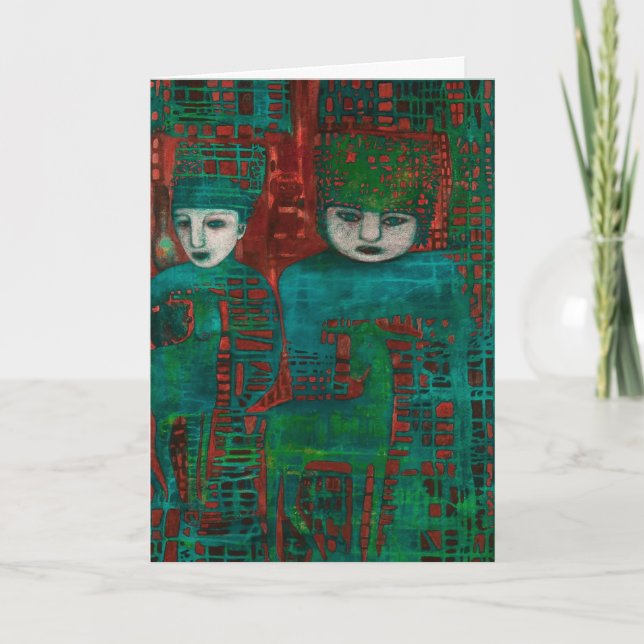 La tarjeta de felicitación mansa (Anverso)